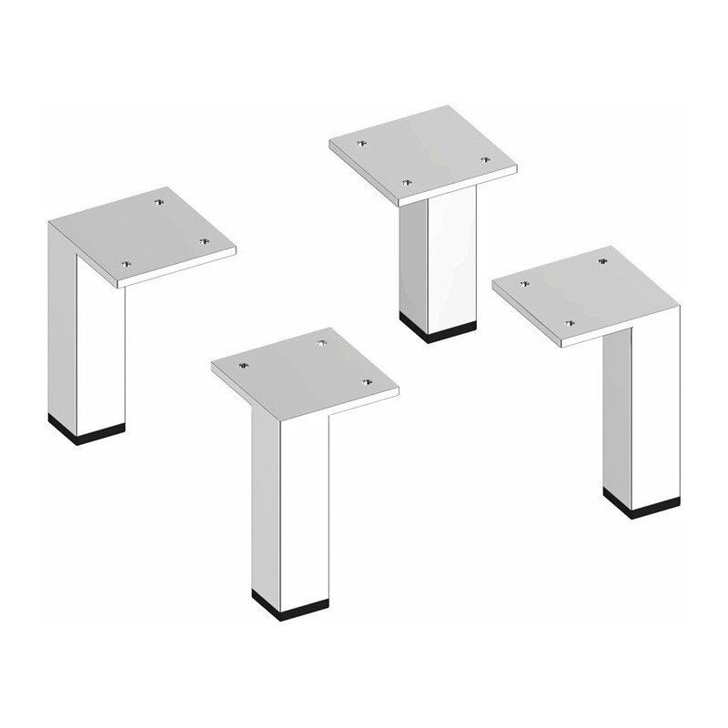 

Pies de mueble Edition 90 acabado cromado, 4 piezas - Keuco