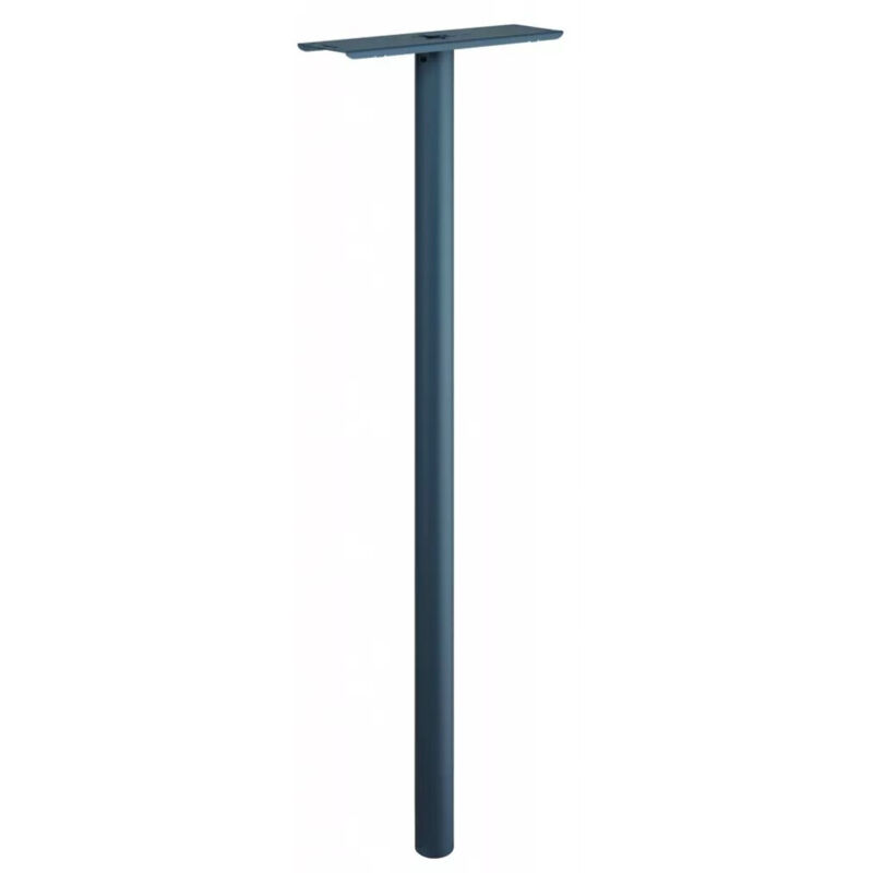 Piètement de boîte aux lettres Decayeux 45 x 1100 mm - gris anthracite ral 7016 Decayeux