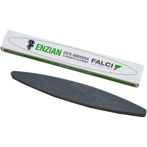 Pietra Coti Smeriglio Enzian  Falci Corindone Grigio Grana Fine Cm 23 - 1 Pz