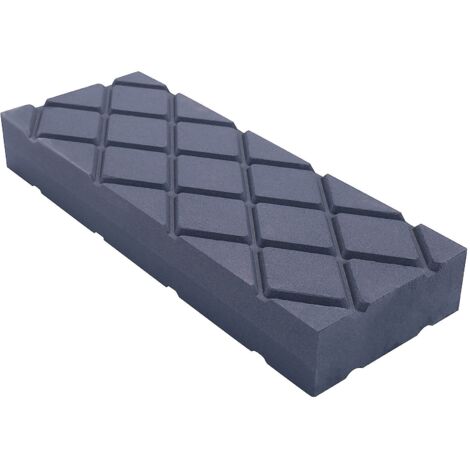 Pietra per appiattire grande - Pietra per affilatura a doppia grana, grossa/fine - Fissatore per pietra per affilatura con scanalature diamantate