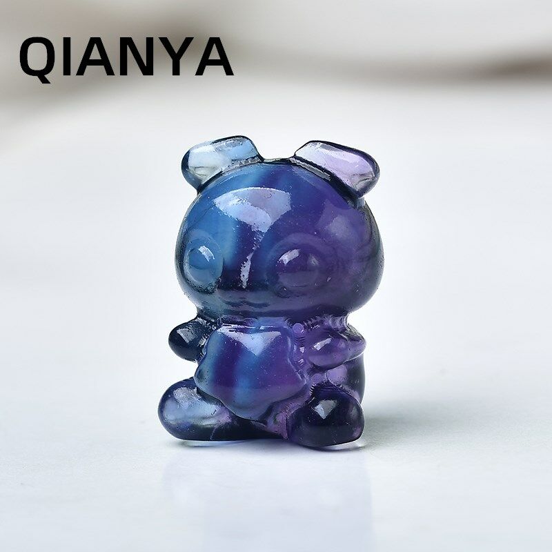 Pietra preziosa di Fluorite colorata naturale Mini...