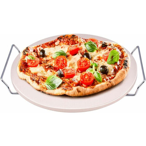 Cuoci pizza Pietra in ceramica Ø32cm Finestra di controllo 2 elementi  riscaldanti Max 400° Con
