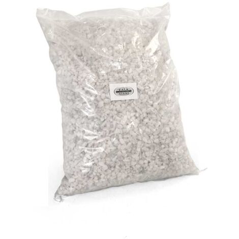 PIETRE DECORATIVE DA 20KG 5-8MM IN COLORE BIANCO