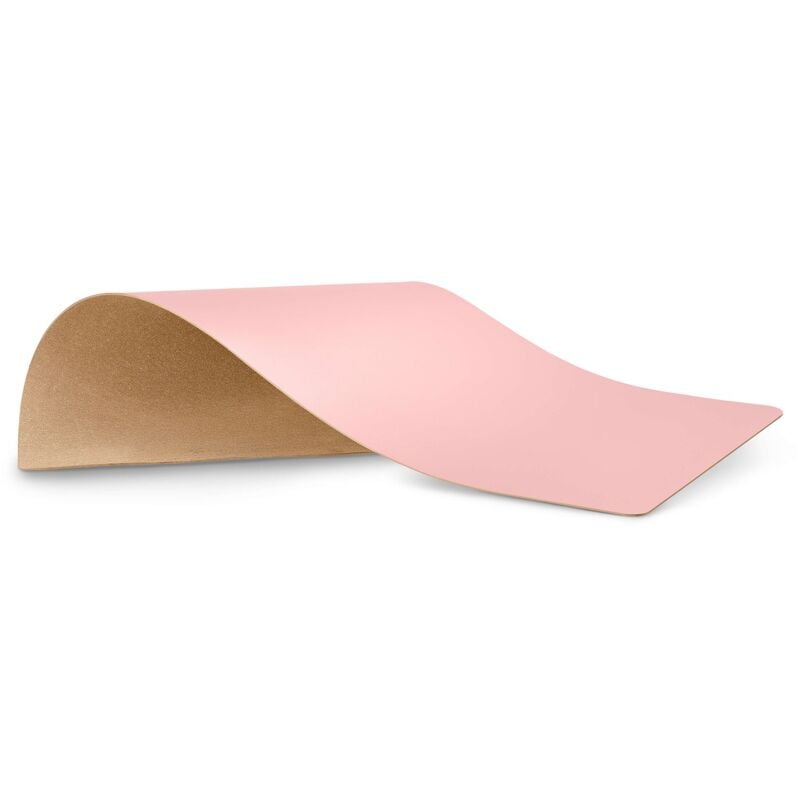 Floordirekt - pietvoss Sous-main en cuir recyclé Sous-main pour le bureau Certifié Ökotex 80 x 40 cm Light Rose