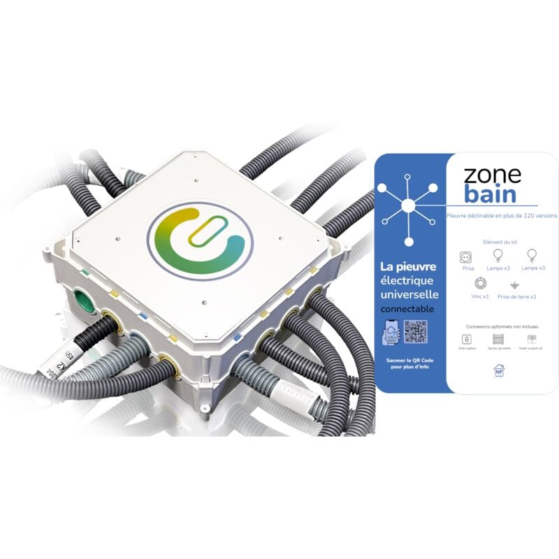 Pieuvre électrique universelle zone bain