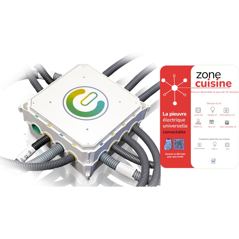 Pieuvre électrique universelle zone cuisine