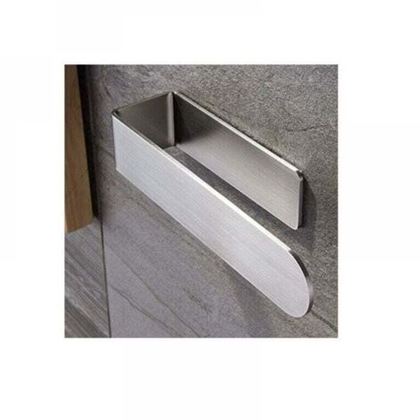 Pieza 23 cm x 4 cm x 4,5 cm Toallero autoadhesivo – Toallero de acero inoxidable para baño