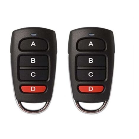 Pieza (68,3 x 35,7 mm) Control remoto universal para puerta de 433 MHz, Control remoto universal para puerta, Duplicador de clon inalámbrico