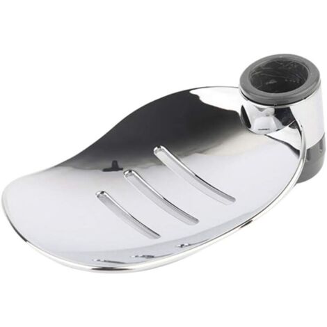 pieza Barra de ducha de mano plateada (diámetro de poro: 22 mm) Jabonera Jabonera creativa Práctico soporte para guardar jabón Jabonera