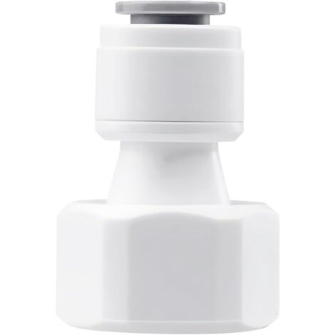 pieza de accesorios para filtro de agua, conector hembra de 1/2" a conector rápido de inserción de 5/16", para refrigeradores y sistemas de ósmosis inversa.