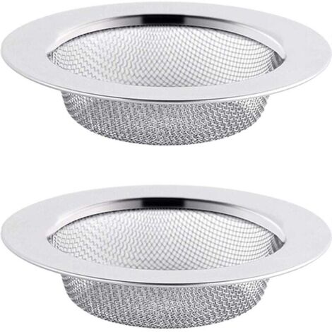 Pieza de colador de fregadero de acero inoxidable, filtro de desagüe de 11,5 cm, colador de fregadero, colador de fregadero, colador de fregadero de cocina