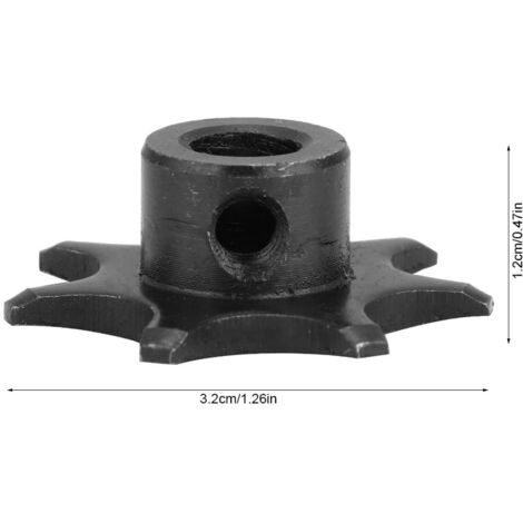 [Pieza de incubadora] [Reductor del motor] [Reversible] Motorreductor reversible de PP para incubadoras, 3,2 x 1,2 cm, 2 unidades