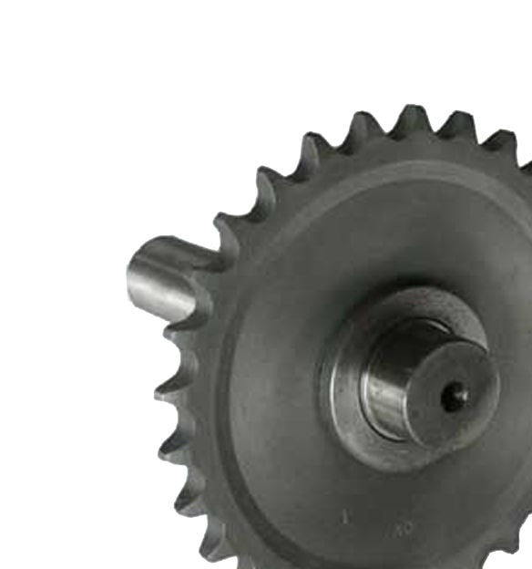 

Pieza de recambio eje de embrague en baño de aceite Ø22mm (28T) para 6,5-13 PS