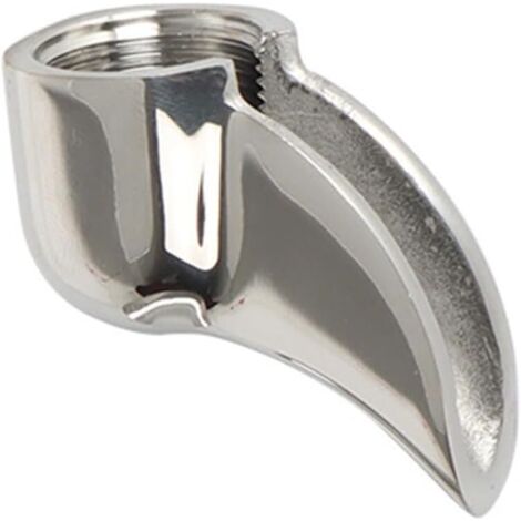 Pieza de repuesto para la boquilla de la cafetera, boquilla de repuesto de acero inoxidable, apta para máquinas de espresso de 58 mm, accesorio para el mango de la cafetera (boquilla simple).