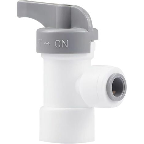 pieza de válvula de ósmosis inversa de 1/4", accesorios para filtro de agua, válvula de tanque, conector de grifo, conector de manguera de refrigerador