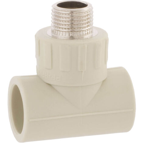 Pieza en T IDMAR PP de 32x1/2" con rosca externa