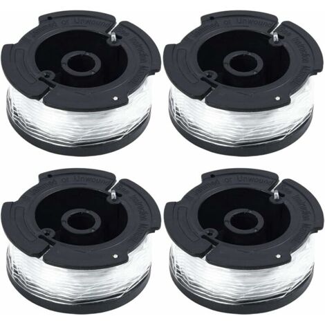 Pieza Universal 6 mm x 9,15 m Cortadora de Césped Desbrozadora Cortadora de Césped Robusta Cabeza Redonda Jardinería