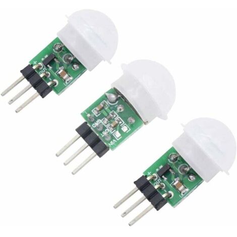 Piezas AM312 Mini módulo sensor piroeléctrico PIR humano Sensor infrarrojo PIR Detector de movimiento de mano por infrarrojos