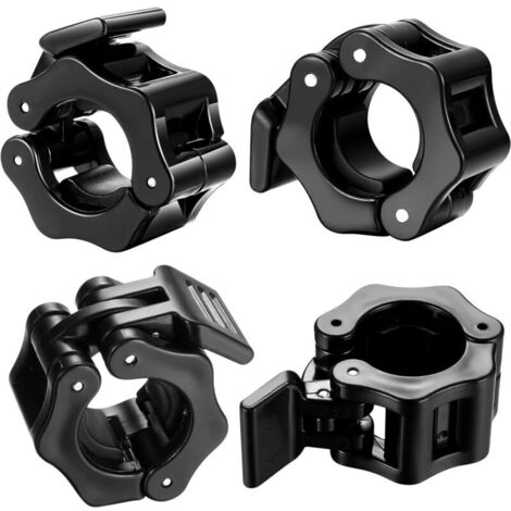 Piezas de anillo de bloqueo para collar de barra, abrazaderas de barra de 30 mm, clip para collar de barra, anillo de bloqueo para collar de barra, abrazadera para collar de barra con bloqueo de liber