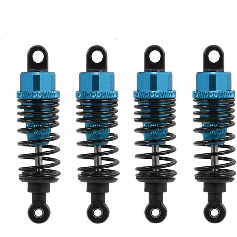Piezas de automóvil RC Amortiguador de choque de metal para 1:10 JLB HSP EM DHK HPI Flat Car RC Racing Car (4 piezas, 60 mm)