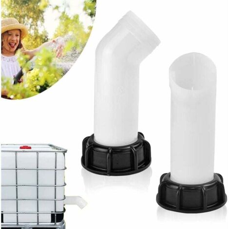 piezas de boquilla de tanque de agua, tapa de grifo de válvula, boquilla de drenaje IBC con tuerca, extensión de manguera, conector de válvula de boquilla para manguera de agua de 1000L, accesorios de