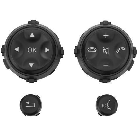 piezas de botones de interruptor de volante, impermeables y resistentes a la corrosión, repuesto para Mercedes-Benz W221 S280 2006-2009
