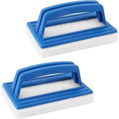 Piezas de cepillo para pared de piscina, cepillo de esponja para fregar piscinas, cepillo de limpieza suave para jacuzzi, cepillo de limpieza de esponja para piscinas con mango para piscinas, estanque