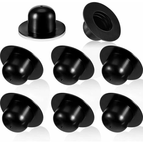 piezas de tapones de drenaje de piscina de repuesto para bomba de filtro de piscina enterrada tapón de pared compatible con piscinas Betterlife (negro)