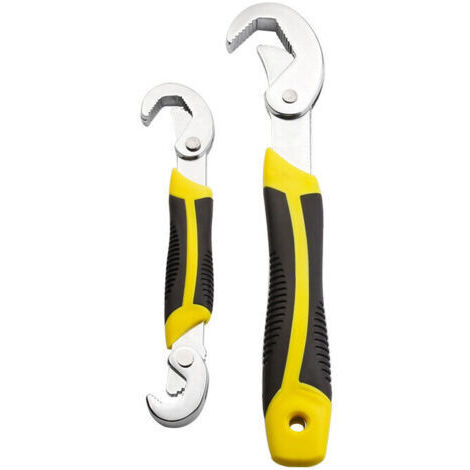 piezas llave de extremo abierto universal llave ajustable juego de herramientas múltiples juego de liberación automática ajustable 6-32 mm amarillo