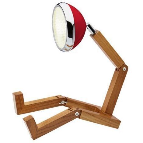 Piffany Mr. Wattson Original Lampada da Tavolo Flash Red