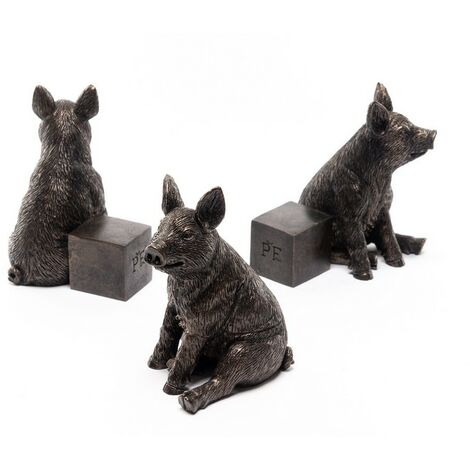 Pig Plant Pot Feet - Set of 3 - L8 x W6 x H9 cm