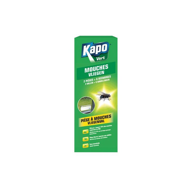 Kapo - pièges a mouches x2