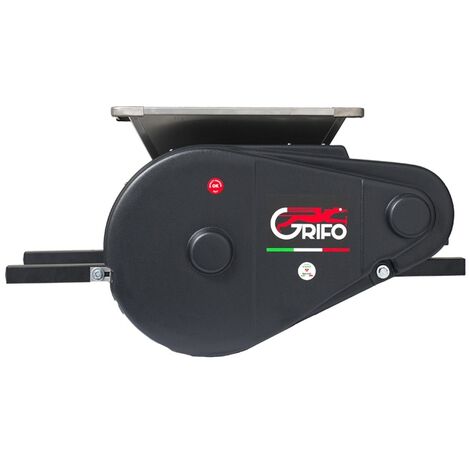 Pigiafrutta piccola inox a motore grifo pipmo tramoggia inox 43x36cm 1hp