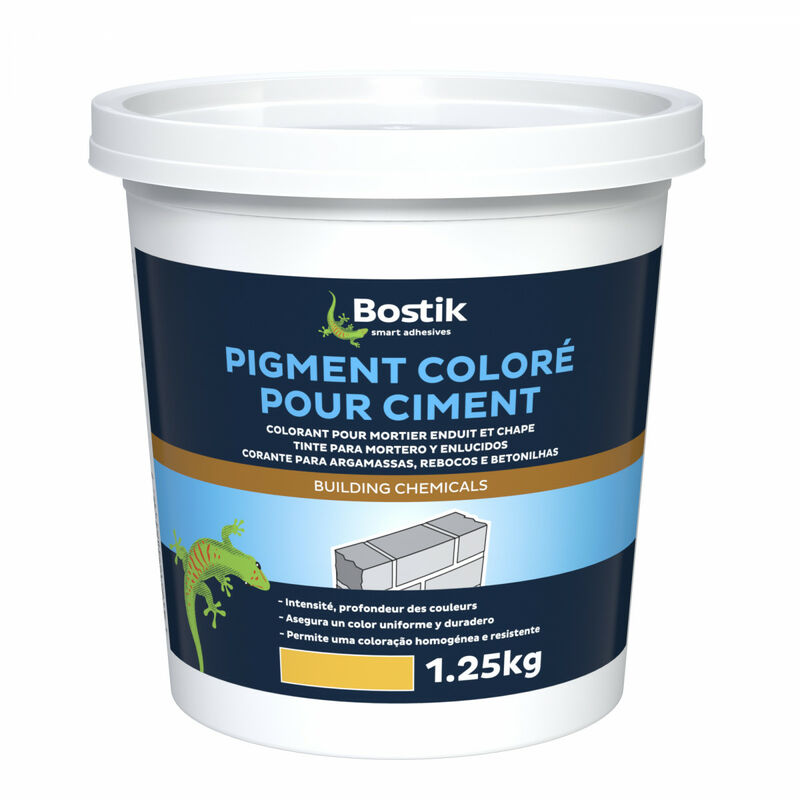 Pigment ciment 1.25kg/c6 - Jaune 1,25 kg