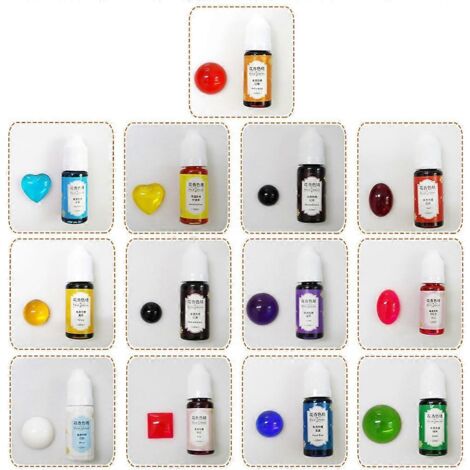 Pigment pour résine, colorant liquide pour résine époxy haute transparence