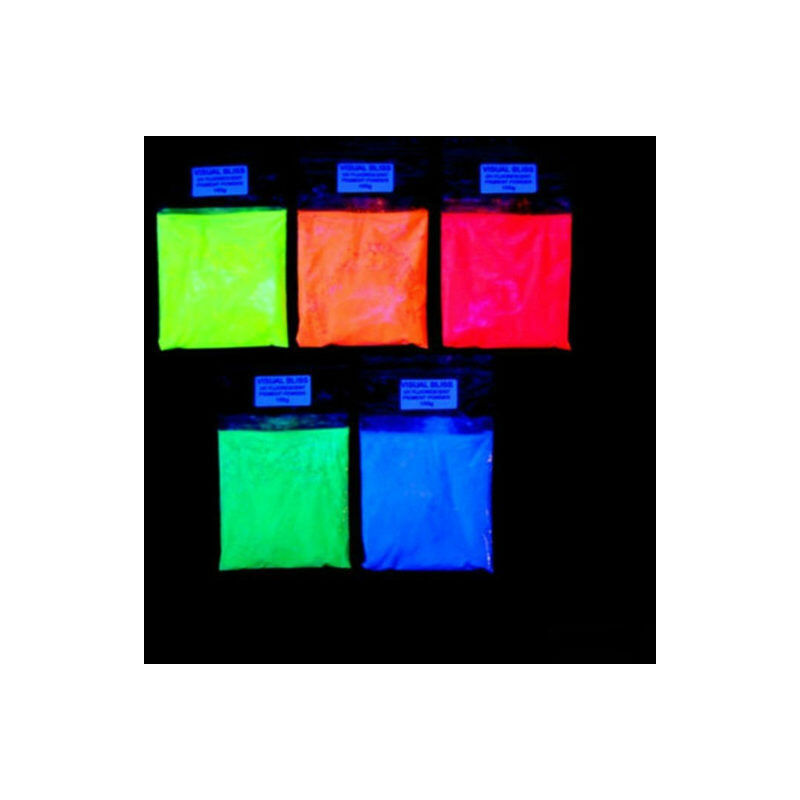 Bricolegnostore - Pigmento colore fluorescente da 20 o 50 gr per resina epossidica fai da te legno colore principale: verde 20 grammi