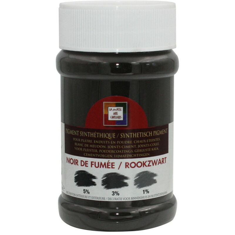 Pigmento in polvere Malle nei colori nero fumo 250 ml Centrale Brico