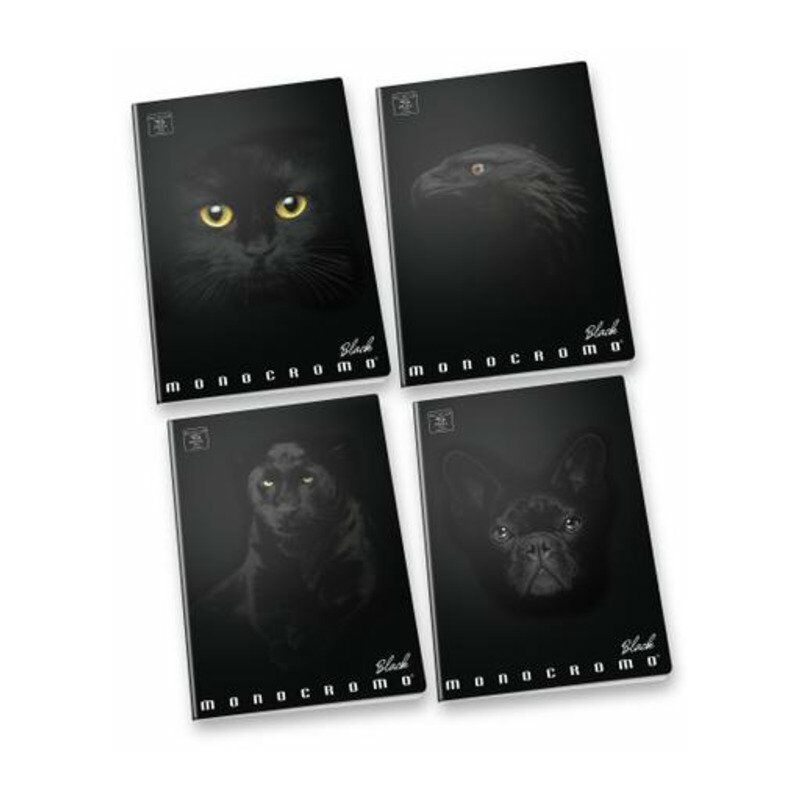 Image of Cartiere - maxi 18+1ff. 100gr. monocromo black 5MM. x10