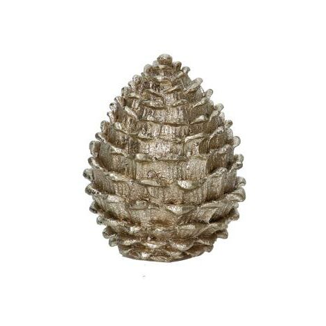 Pigna resina oro cm25x25h31,5