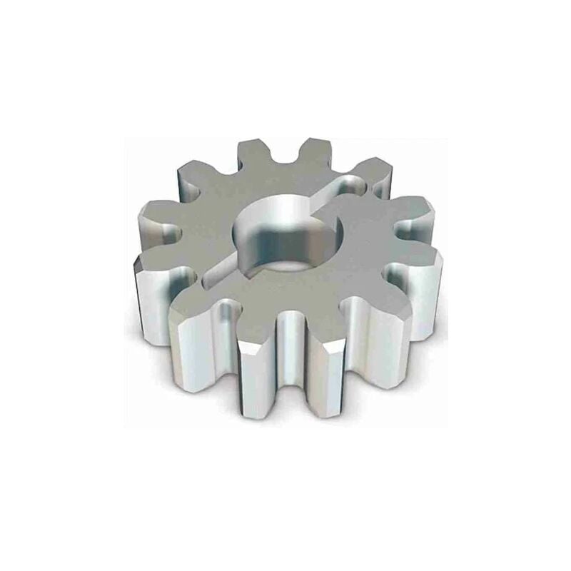 Pignon 12 dents module 6 à assoc avec ROA81(crémaillère M6) pour run mot couliss
