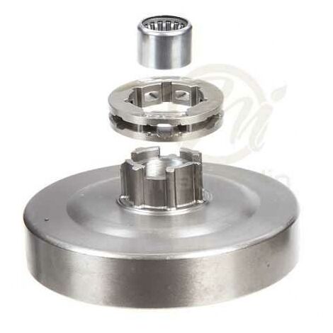 Pignon à bague pour tronçonneuse Husqvarna 3/8". 7 dents. Hauteur cloche 16,7 mm
