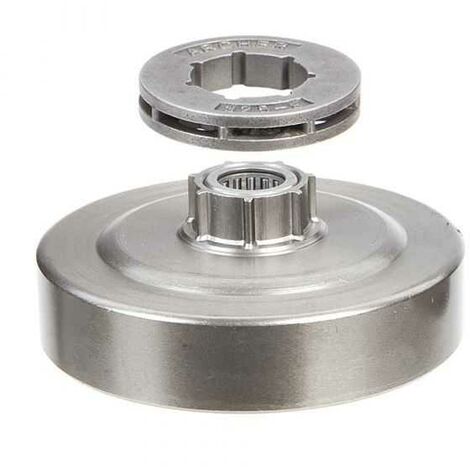 Pignon à bague pour tronçonneuse Stihl 3/8". 7 dents. Hauteur cloche 18,1 mm