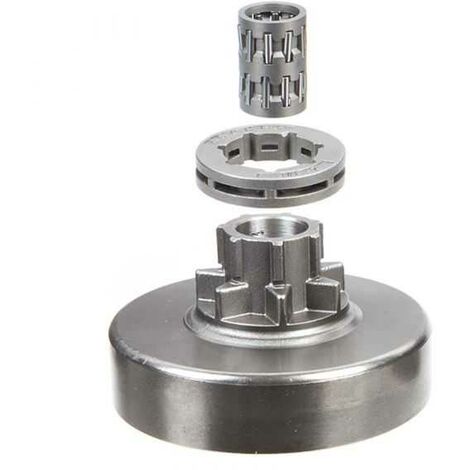 Pignon à bague pour tronçonneuse Stihl 3/8". 7 dents. Hauteur cloche 18,8 mm