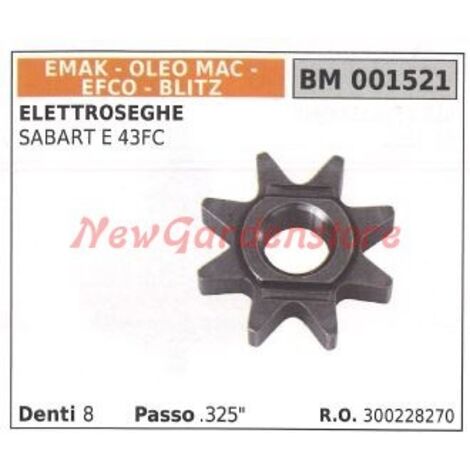 Pignon de chaîne EMAK pour tronçonneuse SABART E 43FC 001521