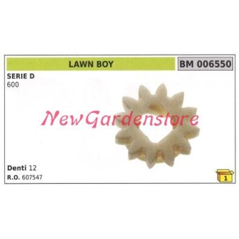 Pignon de moteur de démarrage LAWN BOY série D 600 dents 12 006550