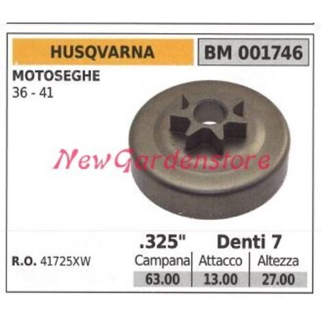 Pignon de moteur de tronçonneuse HUSQVARNA 36 41 .325' dents 7 001746