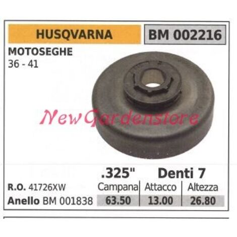 Pignon de moteur de tronçonneuse HUSQVARNA 36 41 .325' dents 7 002216