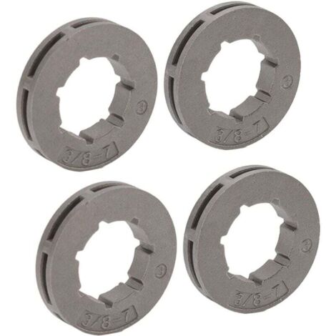 Pignon de Tronçonneuse, 2 Set 3/8 7 Dents Pignon de Remplacement Haute Dureté Facile à Installer Pignon pour Husqvarna 55 262XP 455 460