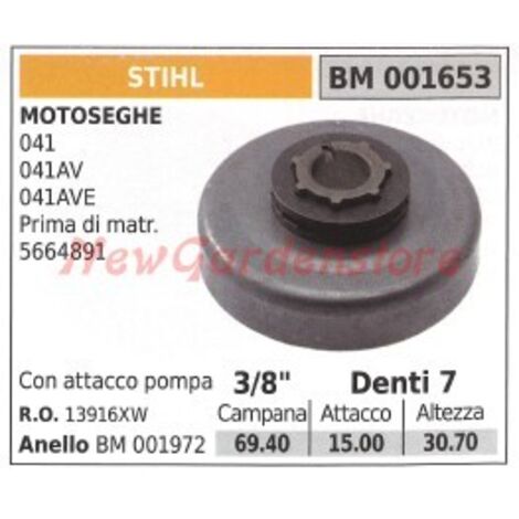 Pignon d'embrayage de tronçonneuse STIHL 041 041AV 041AVE 001653 13916XW