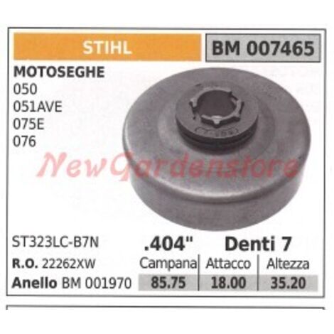 Pignon d'embrayage STIHL pour tronçonneuse 050 051AVE 075E 076 007465 22262XV